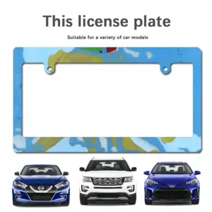 Untitled Series X Japanese License Plate Frame (Wide)