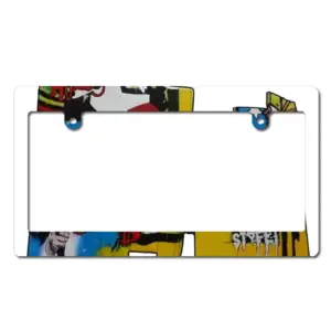 N Y Mark Japanese License Plate Frame (Wide)