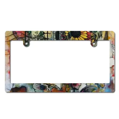 Postcard Japanese License Plate Frame (Wide)