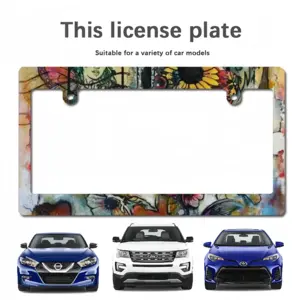 Postcard Japanese License Plate Frame (Wide)