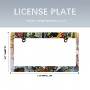 Postcard Japanese License Plate Frame (Wide)