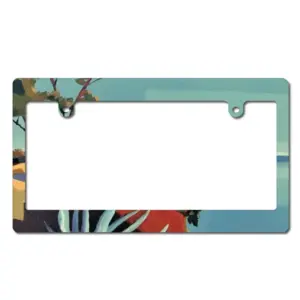 On The French Riviera Near Frejus Japanese License Plate Frame (Wide)