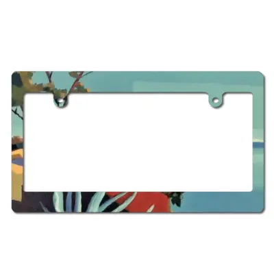 On The French Riviera Near Frejus Japanese License Plate Frame (Wide)