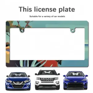 On The French Riviera Near Frejus Japanese License Plate Frame (Wide)