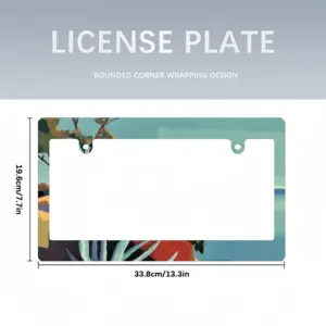 On The French Riviera Near Frejus Japanese License Plate Frame (Wide)