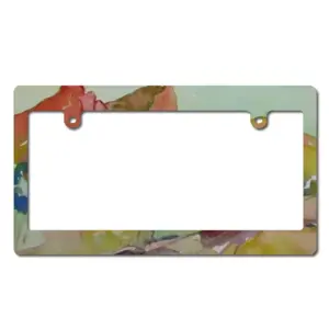 Mountains In The South Of France Japanese License Plate Frame (Wide)