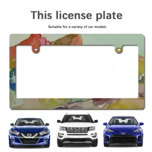 Mountains In The South Of France Japanese License Plate Frame (Wide)