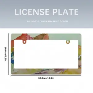 Mountains In The South Of France Japanese License Plate Frame (Wide)