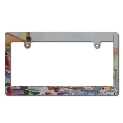 Sanary Sur Mer A Mediterranean Harbour Japanese License Plate Frame (Wide)