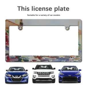 Sanary Sur Mer A Mediterranean Harbour Japanese License Plate Frame (Wide)