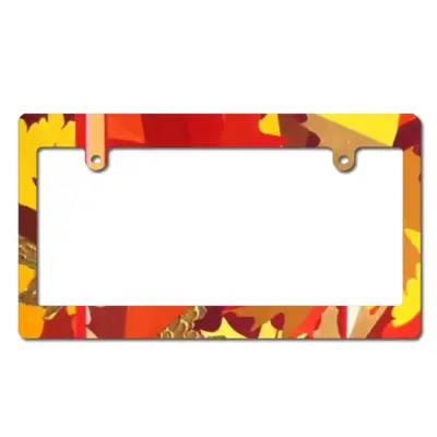 Autumn Japanese License Plate Frame (Wide)