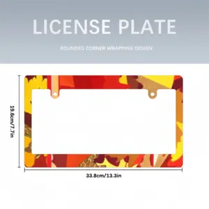 Autumn Japanese License Plate Frame (Wide)