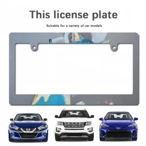 Meal V Japanese License Plate Frame (Wide)