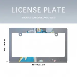 Meal V Japanese License Plate Frame (Wide)