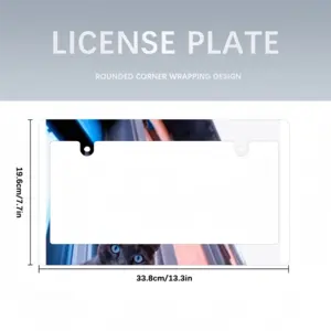 City Cat Japanese License Plate Frame (Wide)