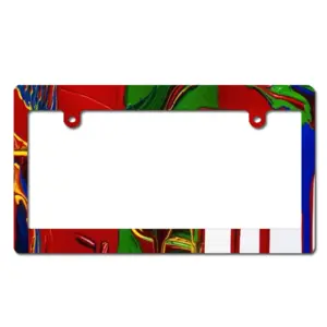 River Japanese License Plate Frame (Wide)