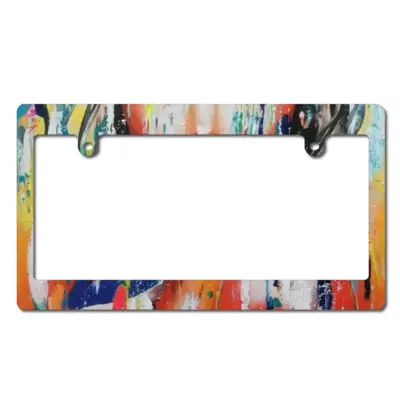 Summer Rain Japanese License Plate Frame (Wide)