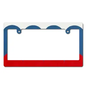 Flag 6 Japanese License Plate Frame (Wide)