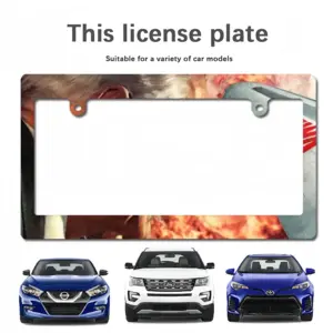 I Dont Want To Set The World On Fire (But Ill Watch It Burn) Japanese License Plate Frame (Wide)