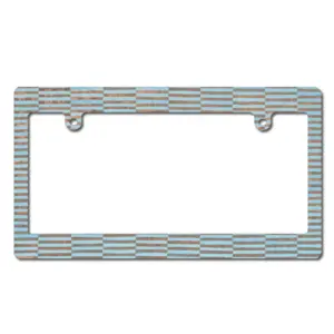 Light Blue Copper Ii Japanese License Plate Frame (Wide)