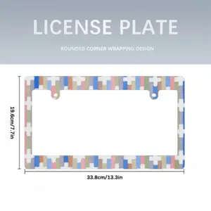 White Crosses Japanese License Plate Frame (Wide)