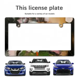 August Japanese License Plate Frame (Wide)