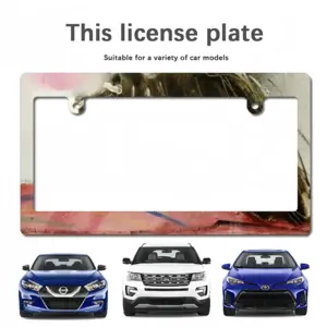 Head Japanese License Plate Frame (Wide)