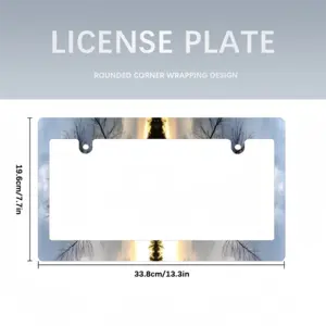 Sun Set Japanese License Plate Frame (Wide)