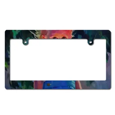 Sun Japanese License Plate Frame (Wide)