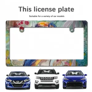 I Am Free And I Must Be Free Japanese License Plate Frame (Wide)