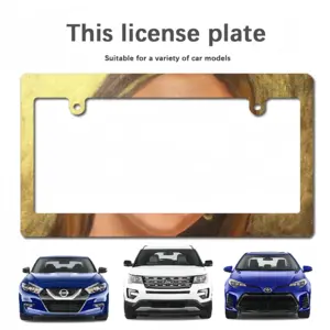 Lady Mia Japanese License Plate Frame (Wide)