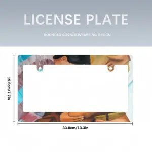 Love &Grace Japanese License Plate Frame (Wide)