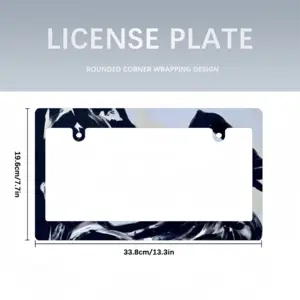 Wildness In Bw Japanese License Plate Frame (Wide)