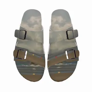 Men Beach With Riders Cork Sandals