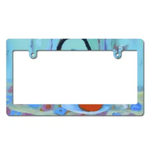 Orange Japanese License Plate Frame (Wide)