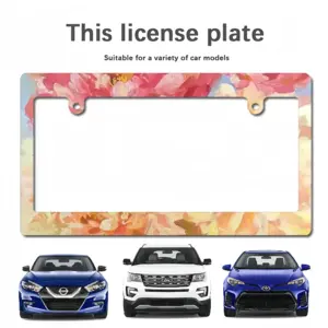 Beautiful Summer Japanese License Plate Frame (Wide)