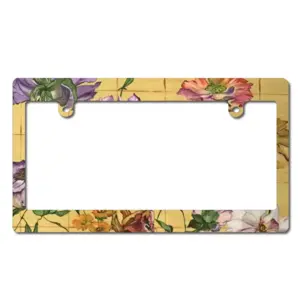 Garden Japanese License Plate Frame (Wide)