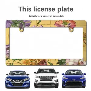 Garden Japanese License Plate Frame (Wide)