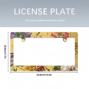 Garden Japanese License Plate Frame (Wide)