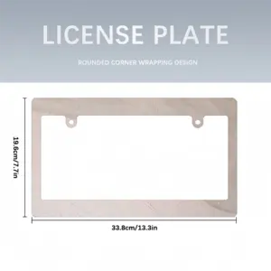 Flow Of Love Japanese License Plate Frame (Wide)