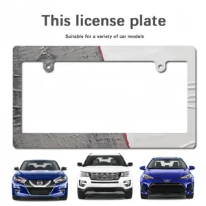 Stillness Japanese License Plate Frame (Wide)