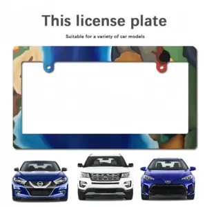 Window View 3 Japanese License Plate Frame (Wide)