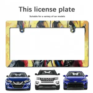 Masai Warriors Ii Japanese License Plate Frame (Wide)