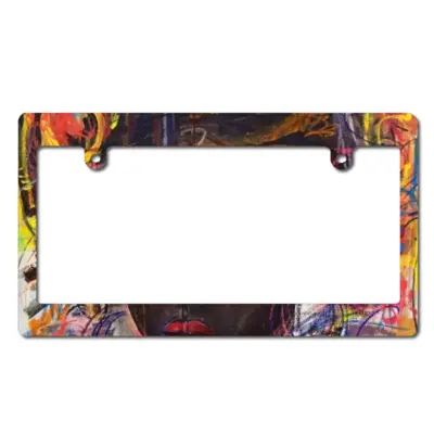 Colorful Dreams Japanese License Plate Frame (Wide)