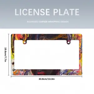 Colorful Dreams Japanese License Plate Frame (Wide)