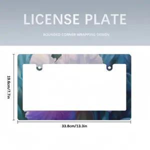 Spring Iris Japanese License Plate Frame (Wide)