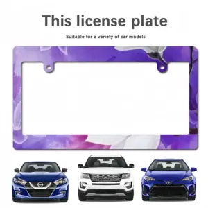 Blossom Japanese License Plate Frame (Wide)