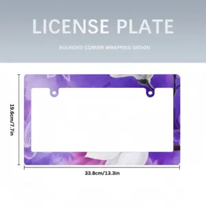 Blossom Japanese License Plate Frame (Wide)