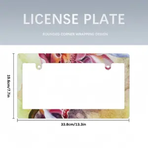 Orchid Japanese License Plate Frame (Wide)