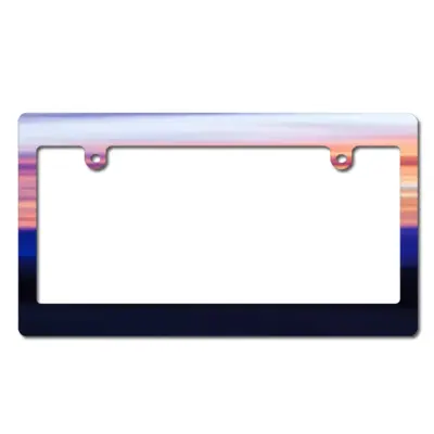 Landscape #053 Japanese License Plate Frame (Wide)